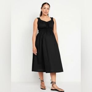 NWOT Old Navy Sleeveless Midi Dress Black